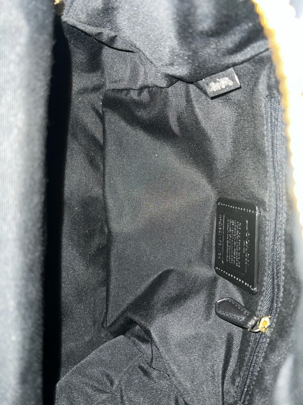 Authentic Coach Leopard Print Mini Backpack - Tan, Black & Brown - Picture 8 of 10